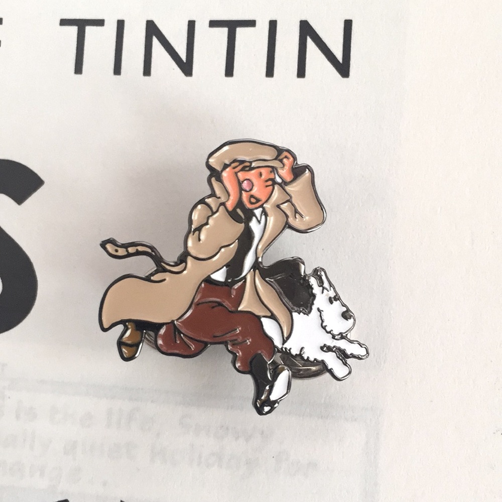 🍏50% OFF/3+...Tintin and Milou Pin